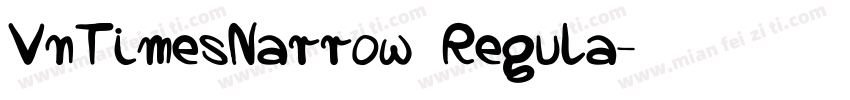 VnTimesNarrow Regula字体转换